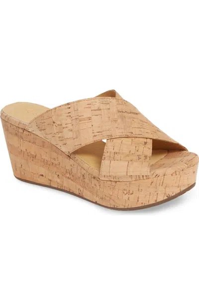 Chocolat Blu Women's Wayland Platform Wedge In Cork In Multi