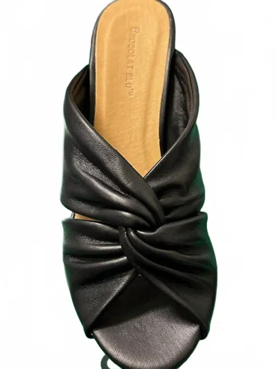 Chocolat Blu Women's Wiley Metallic Wedge In Black And Gold