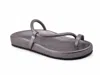 Chocolat Blu Women Zina Sandal In Pewter In Silver