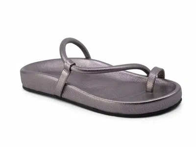 Chocolat Blu Women Zina Sandal In Pewter In Silver