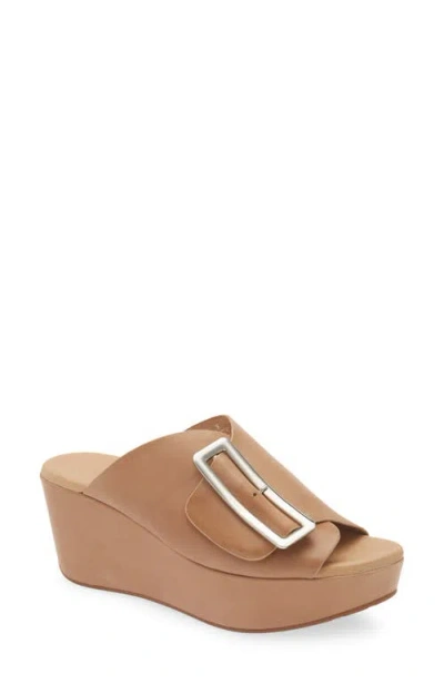 Chocolat Blu Yasha Platform Wedge Sandal In Brown