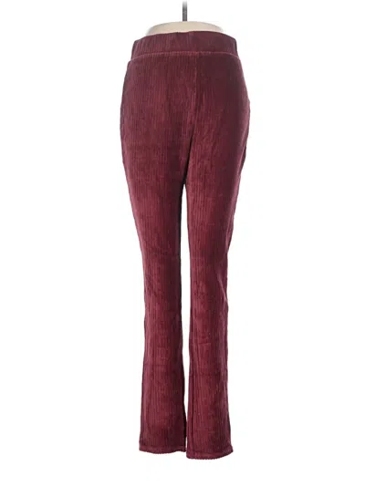 Pre-owned Chocolate Casual Pants In Burgundy