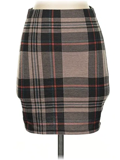 Pre-owned Chocolate Casual Skirt In Brown