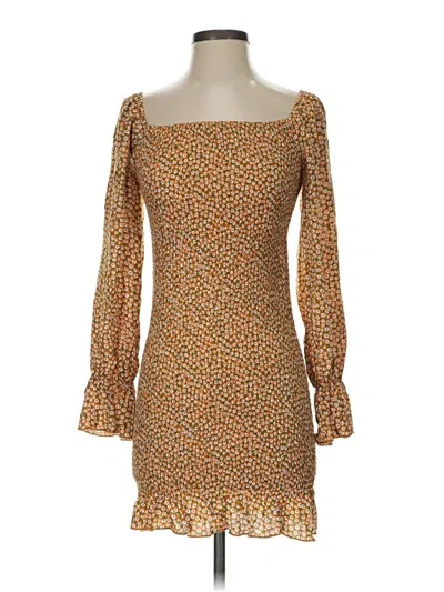 Pre-owned Chocolate Cocktail Dress In Brown
