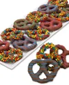 Chocolate Covered Company 12pc Belgian Chocolate Covered Pretzel Twists In Multi