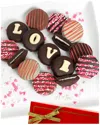 Chocolate Covered Company 12 Piece Love Belgian Chocolate Covered Oreo Cookies