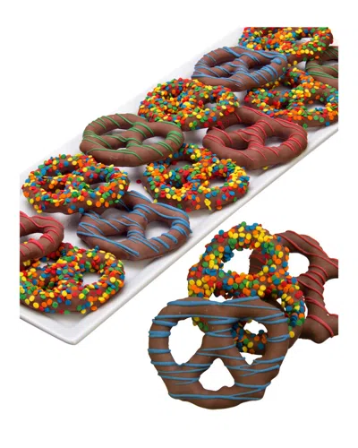Chocolate Covered Company 12pc Belgian Chocolate Covered Pretzel Twists In Multi