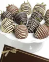 Chocolate Covered Company 12pc Belgian Chocolate Strawberries