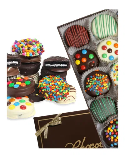 Chocolate Covered Company 12pc Birthday Belgian Chocolate Covered Oreo Cookies