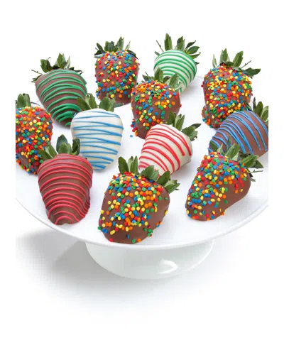 Chocolate Covered Company 12pc Birthday Belgian Chocolate Covered Strawberries