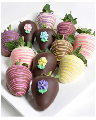 CHOCOLATE COVERED COMPANY CHOCOLATE COVERED COMPANY 12PC SPRING BELGIAN CHOCOLATE COVERED STRAWBERRIES