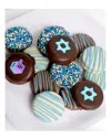 Chocolate Covered Company Hanukkah Belgian Chocolate Covered Oreo Cookies In Multi