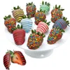 Chocolate Covered Company 12pc Birthday Belgian Chocolate Covered Strawberries