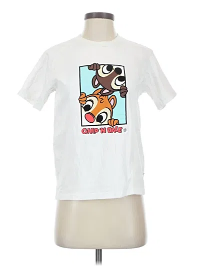 Pre-owned Chocolate Short Sleeve T-shirt In White