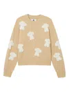 Chocoolate Appliqué Crew-neck Knitwear In Neutral
