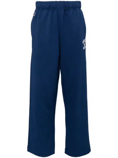 Chocoolate Logo-appliqué Track Pants In Blue