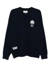Chocoolate Bear-embroidered Jumper In Blue