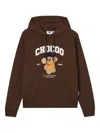 Chocoolate Bear-print Hoodie In Brown