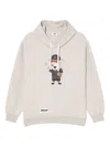 Chocoolate Bear-print Hoodie In Gray