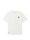 Chocoolate Bear-appliqué T-shirt In White