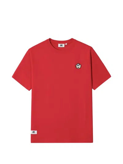 Chocoolate Bear-patch T-shirt In Red