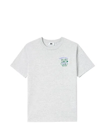 Chocoolate Bear-print Cotton T-shirt In Gray