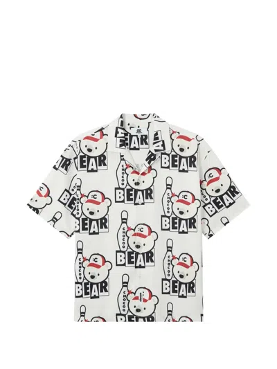 Chocoolate Bear-print Short-sleeved Shirt In Multi