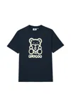 Chocoolate Bear-print T-shirt In Blue