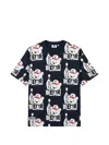 Chocoolate Bear-print T-shirt In Blue