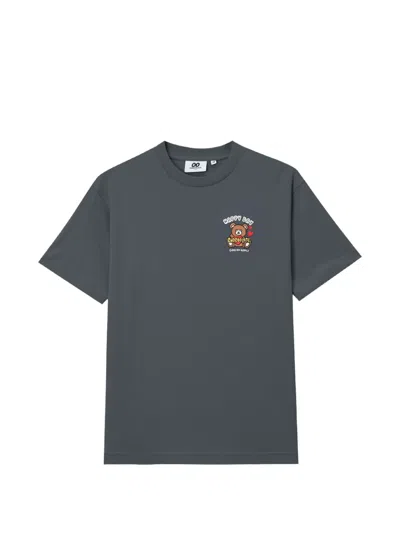 Chocoolate Bear-print T-shirt In Gray