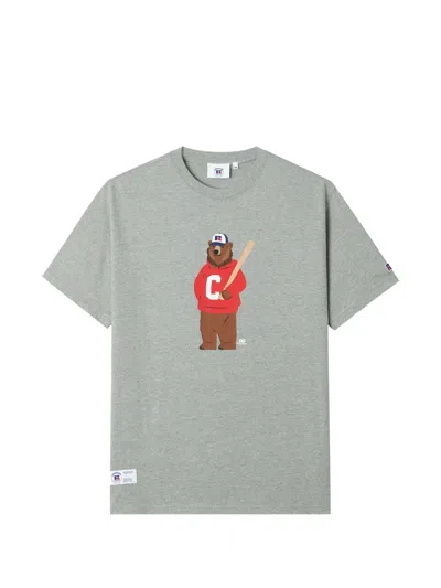 Chocoolate Bear-print T-shirt In Gray