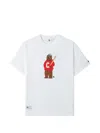 Chocoolate Bear-print T-shirt In White