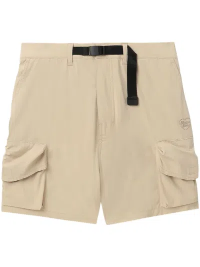 Chocoolate Belted Cargo Shorts In Neutrals