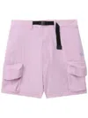 Chocoolate Belted Cargo Shorts In Pink
