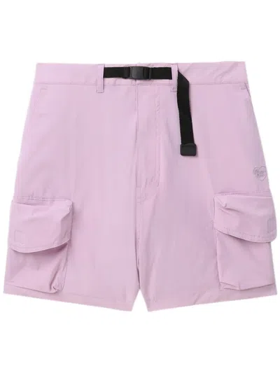 Chocoolate Belted Cargo Shorts In Pink