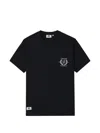 Chocoolate 자수 패치 포켓 티셔츠 In Black