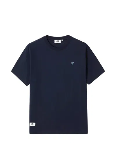 Chocoolate 라운드 넥 티셔츠 In Blue