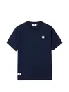 Chocoolate 베어 패치 티셔츠 In Blue