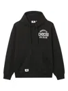 Chocoolate Buttoned Hoodie In Black