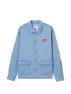 Chocoolate Button-up Denim Shirt In Blue