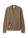 Chocoolate Cable-knit Cardigan In Multi