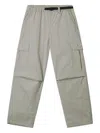 Chocoolate Cargo Belt Trousers In Gray