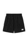 Chocoolate Cargo Shorts In Black