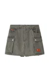 Chocoolate Cargo-pocket Shorts In Gray
