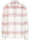 Chocoolate Check Pattern Jacket In White
