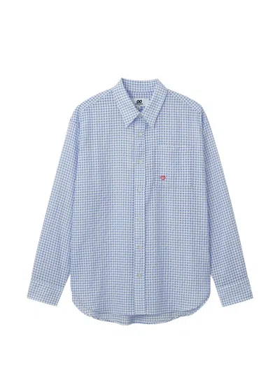 Chocoolate Check-pattern Shirt In Blue