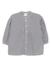 Chocoolate Checked Blouse In Gray