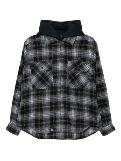 Chocoolate Karierte Jacke In Blue