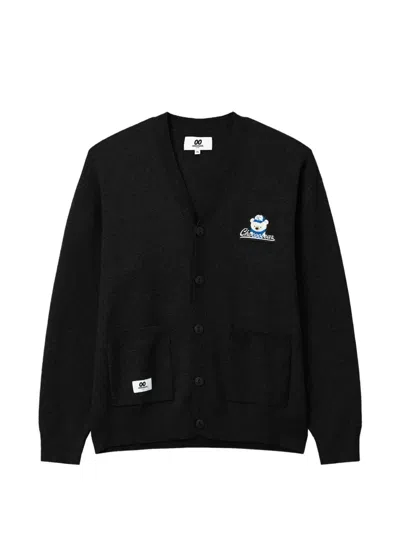 Chocoolate Chocoobear Patch Cardigan In Black