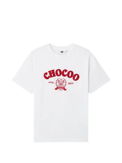 Chocoolate College Graphic T-shirt In White